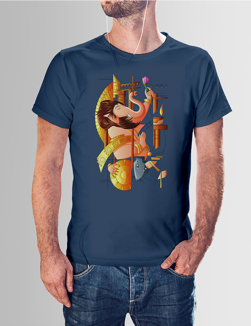 Футболка Ганеша мужская