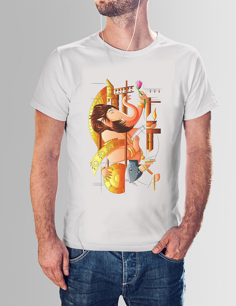 Футболка Ганеша мужская