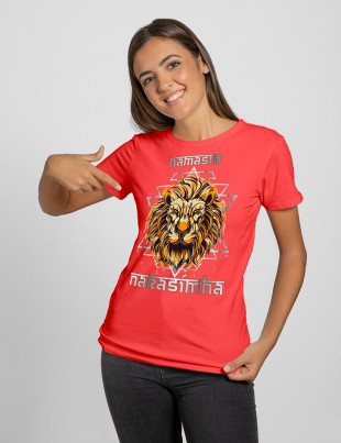 Женская футболка Нарасимха