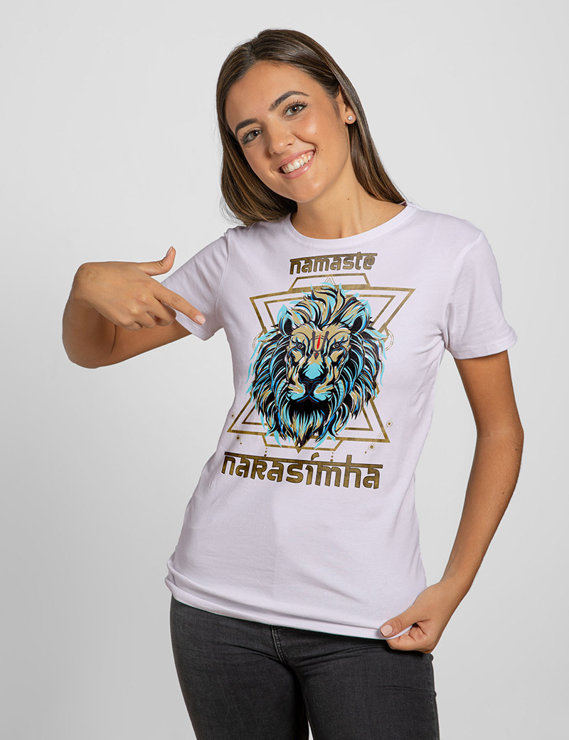 Женская футболка Нарасимха